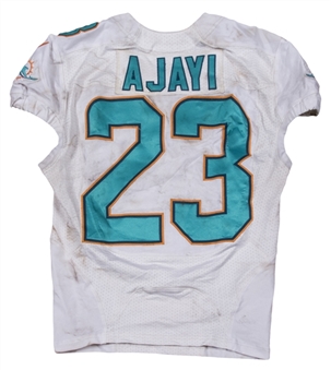 2016 Jay Ajayi Game Used Miami Dolphins Home Jersey Used on 12/11/16 vs Arizona Cardinals (Ajayi LOA)